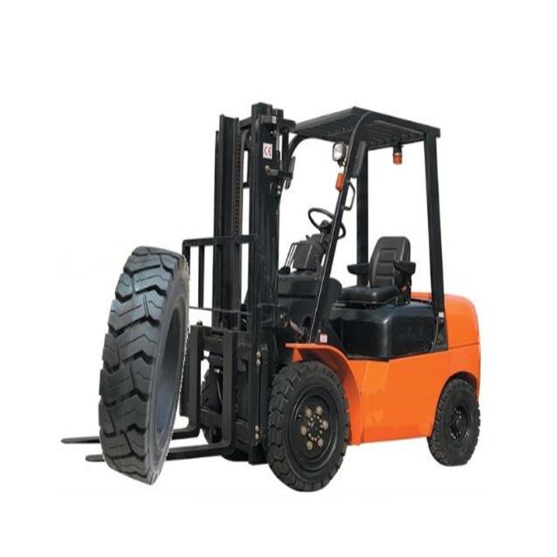Black Color Forklift Spare Parts 787mm Overall Diameter Good Running Stability