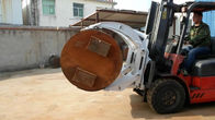 Loading Unloading Forklift Fork Attachments 2 Ton Paper Roll Clamp For Long Distance Transportation